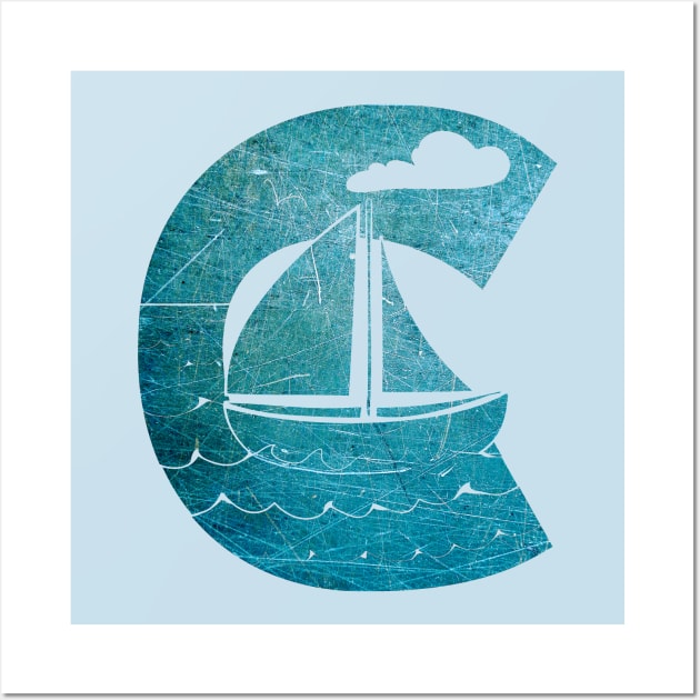 Sail Across the C Wall Art by Laura Brightwood